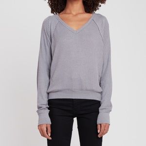 NWT Free People Grey Santa Clara Thermal